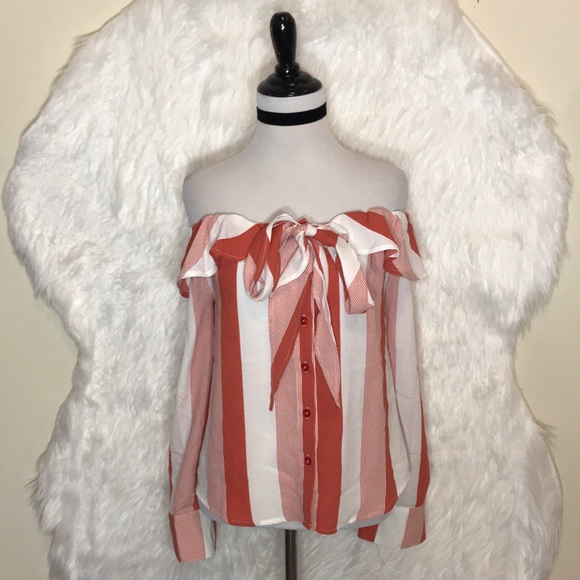 Hive & Honey Tops - Hive & Honey Off Shoulder Top